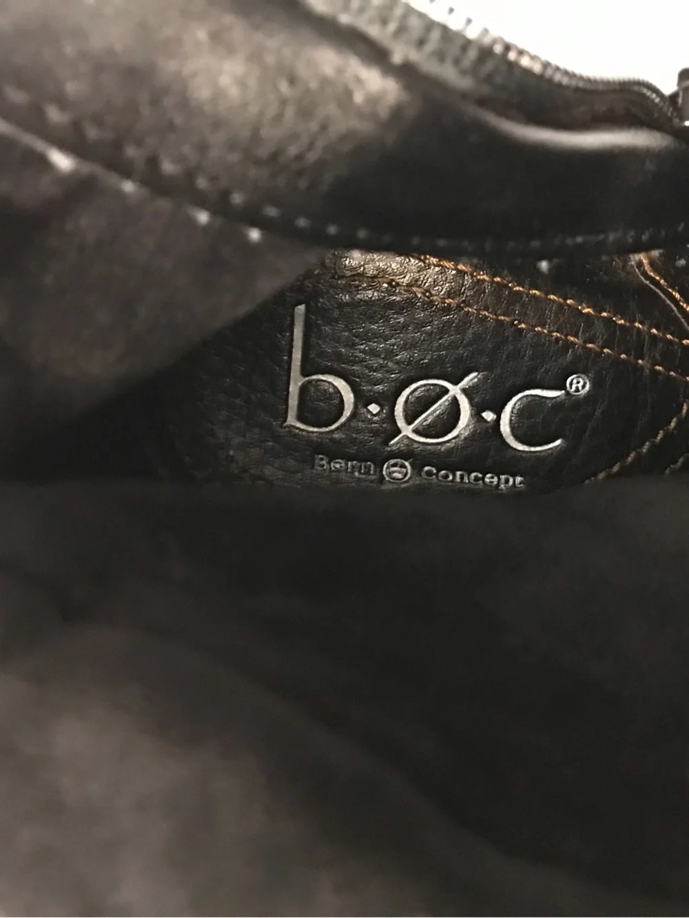 boc Black Over-the-Knee Leather Boots with Buckle Accent